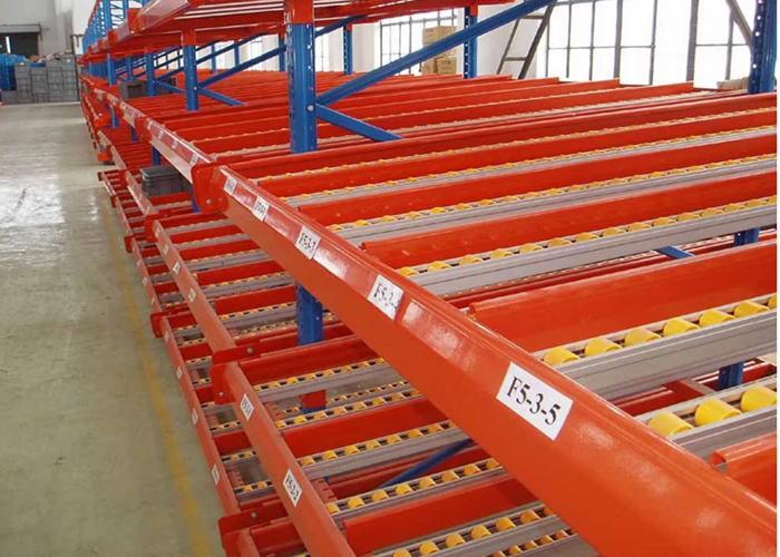 重型倉儲(chǔ)流利式貨架